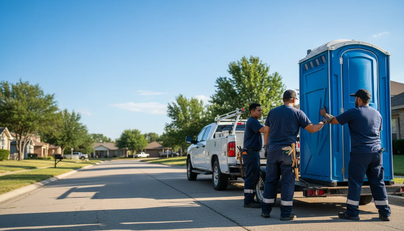 Portable Toilet Rental in Bartlett, TX near me